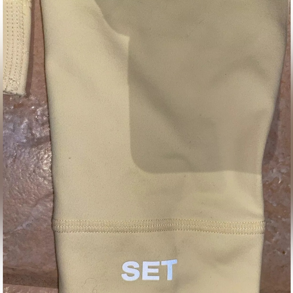 SET active Lululemon Alo Yoga Women’s Palmer Active Workout Leggings XS Yellow - Picture 4 of 6